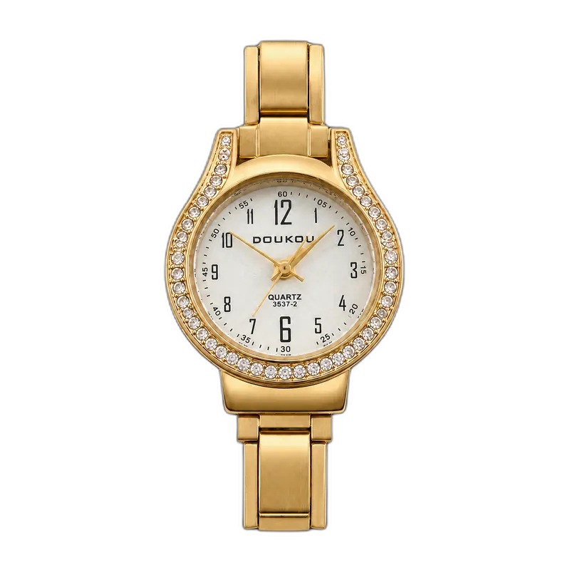 Gold Round Crystal Classic